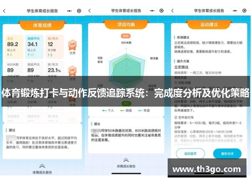 体育锻炼打卡与动作反馈追踪系统：完成度分析及优化策略